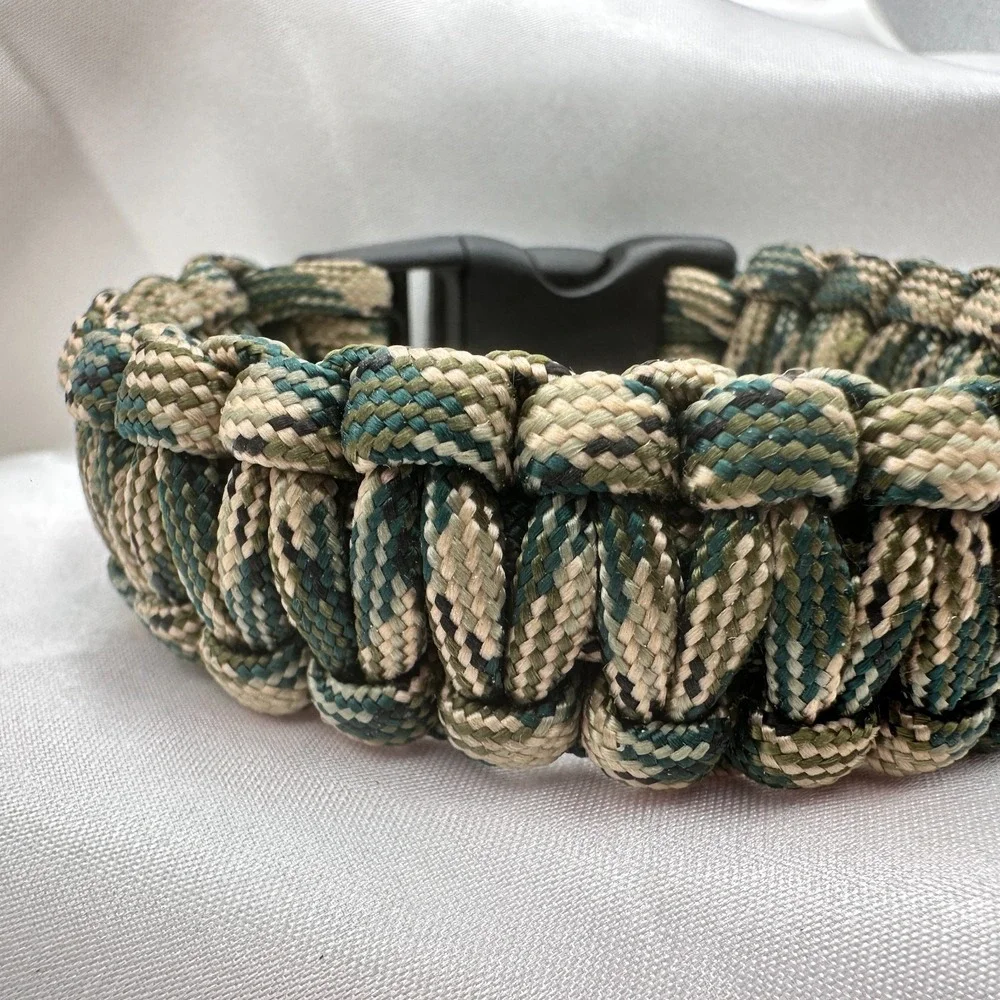 Vintage 90 Outdoor Paracord Survival Bracelet Unisex Classic Fashion Jewelry